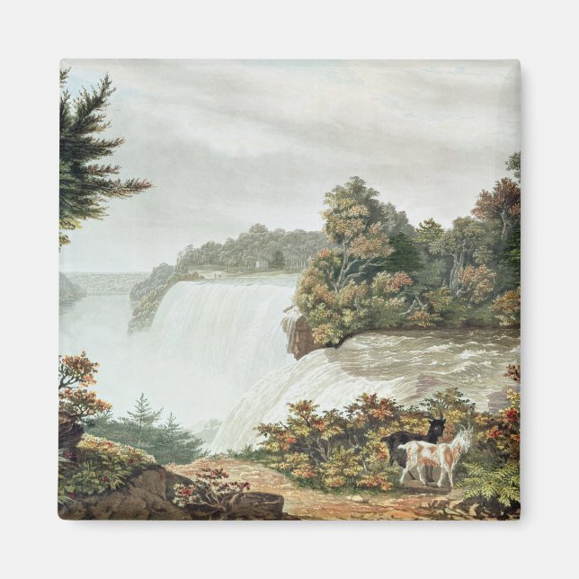 Imã Niagara Falls, da Ilha de Goat (Frente)