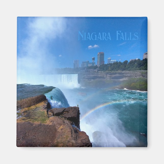 Imã Niagara Falls mit Regenbogen (Frente)