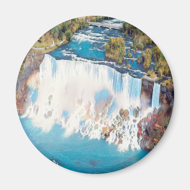 Imã NIAGARA FALLS - Panorama (Frente)