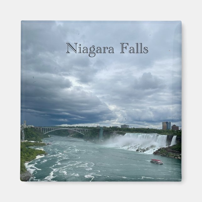 Imã Niagara Falls Souvenir Magnet (Frente)