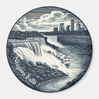 Imã Niagara Falls Vintage Magnet