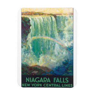 Ímã Niagra cai trabalhos de arte do poster das viagens