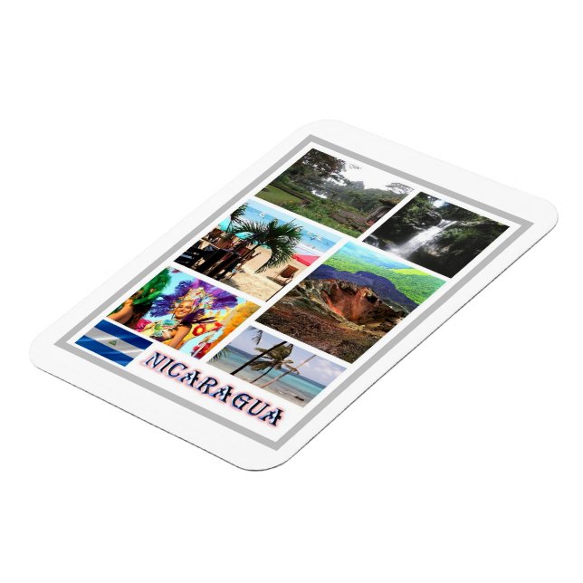 Ímã Nicarágua - Mosaico - (Left Side)
