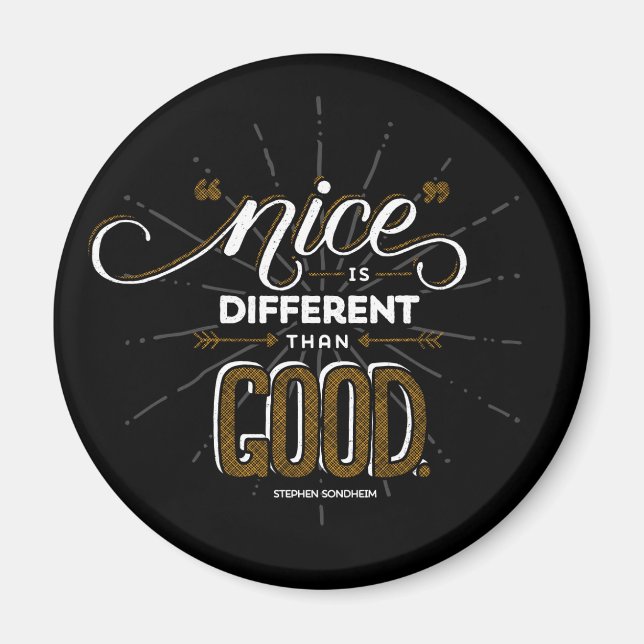 Imã Nice é diferente do bom ímã (Frente)