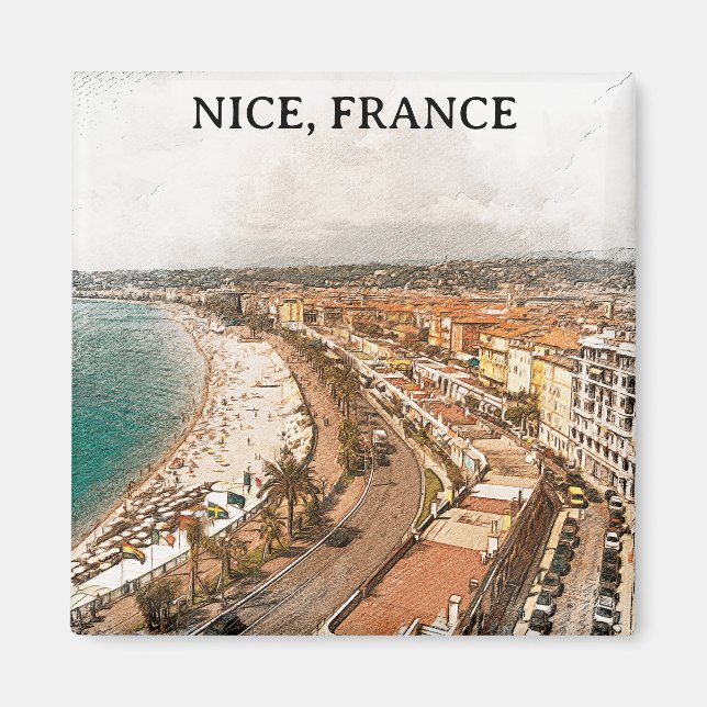 Imã Nice França Promenade des Anglais (Frente)