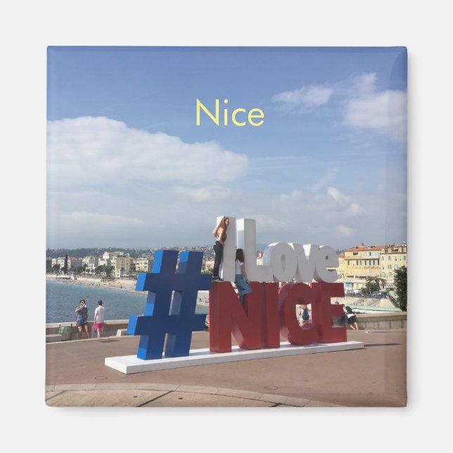 Imã Nice, France Magnet (Frente)