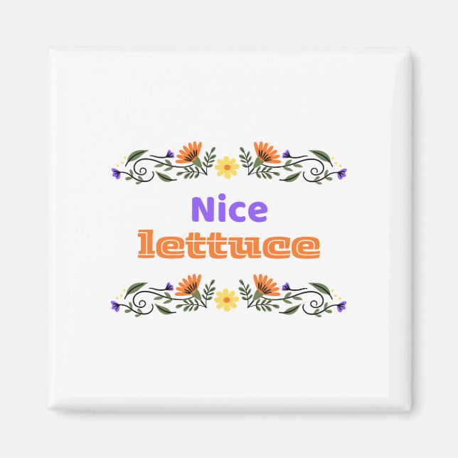 Imã Nice Lettuce Best Chirps Hockey Magnet (Frente)