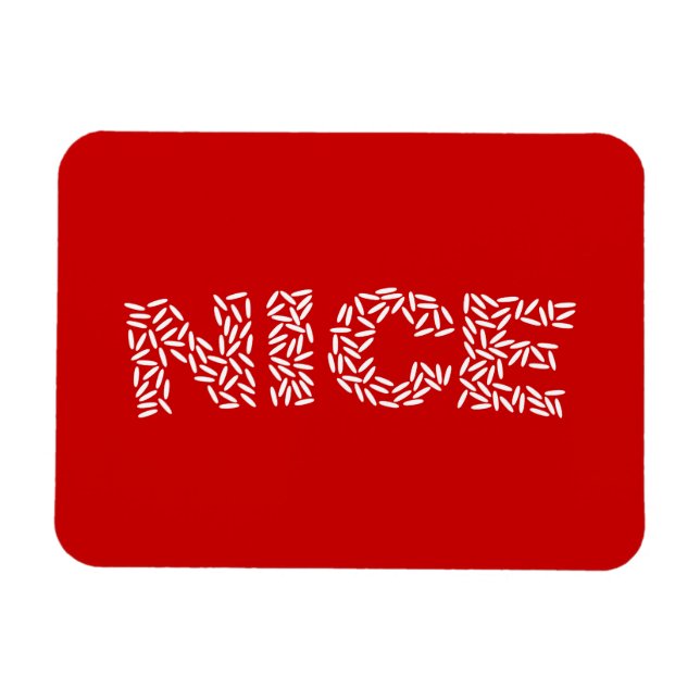 Ímã Nice Rice (Horizontal)