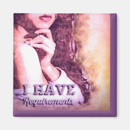 Imã NiCK DAViD - Requisitos para o Magnet do Refrigera