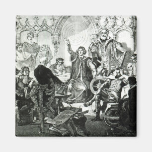 Imã Nicolau Copérnico que explica sua teoria