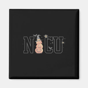 Imã Nicu Boo Crew Spooky Pumpkin Engraçado Enfermeiro