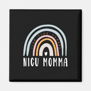 Imã Nicu Momma Retro Boho Arco-Íris Colorido Nicu Mãe