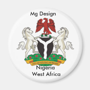 Imã Nigeria_coa, Nigéria África ocidental, design do