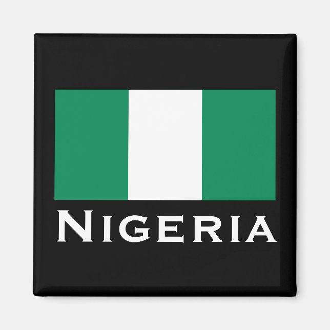 Imã Nigéria com bandeira nigeriana (África Ocidental) (Frente)