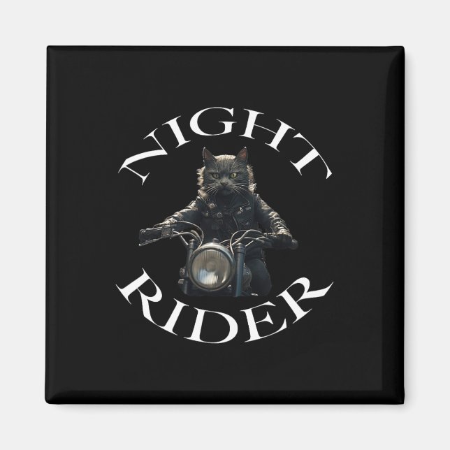 Imã Night Rider Bad Cat (Frente)