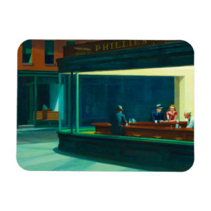 Ímã Nighthawks, 1942 por Edward Hopper