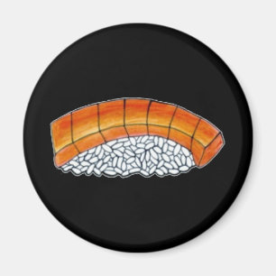 Imã Nigiri Salmon Sushi com Rice Comida Magnet