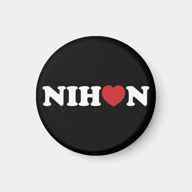 Imã Nihon Love Heart (Frente)