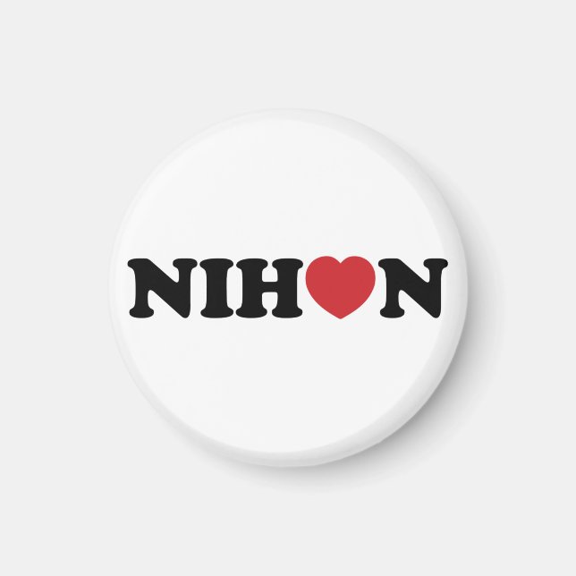 Imã Nihon Love Heart (Frente)