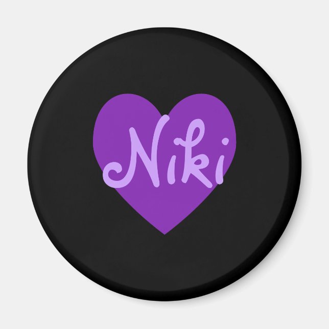 Imã Niki em Purple (Frente)