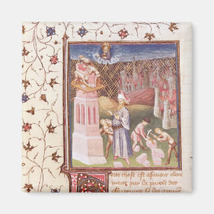 Imã Nimrod que vigia a construção da torre de