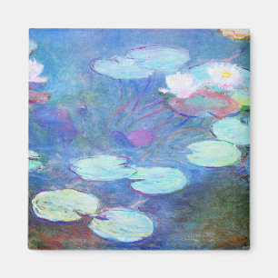 Imã Ninfas de água famosas de Monet, Rosa, 1899,