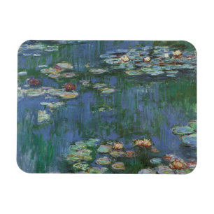 Ímã Ninféias de Claude Monet, Flores Vintage