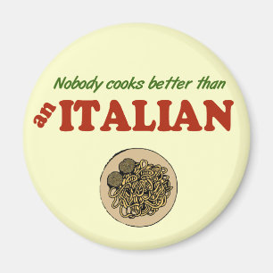 Imã Ninguém cozinha melhor do que um ímã italiano