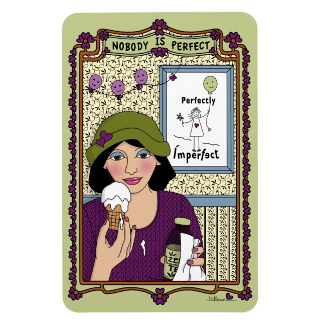 Ímã Ninguém é o Magnet do Refrigerador Perfect_A_4x6 (Vertical)