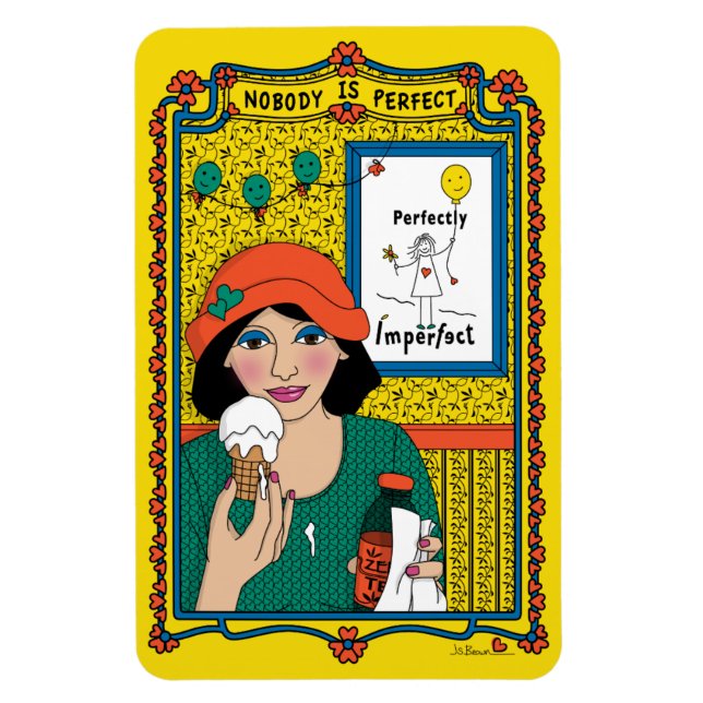 Ímã Ninguém é o Magnet do Refrigerador Perfect_B_4x6 (Vertical)