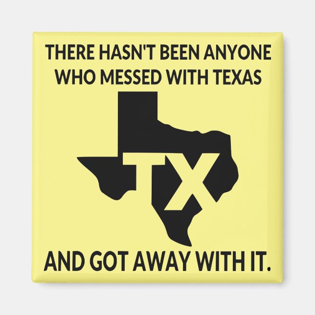 Imã Ninguém Sai Com A Mensagem Com O Texas # (Frente)
