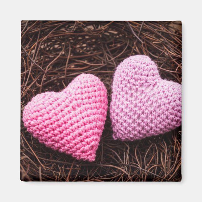 Imã Ninho Com Corações (Frente)