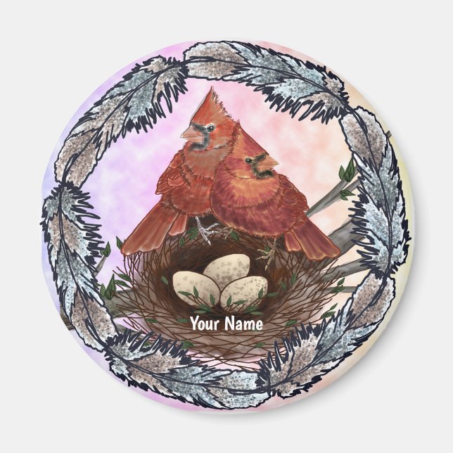 Imã Ninho dos Cardinhos (Frente)