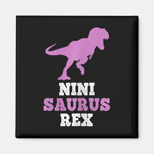 Imã Nini-saurus Rex Dino Dinossauro Ninisaurus Engraça (Frente)