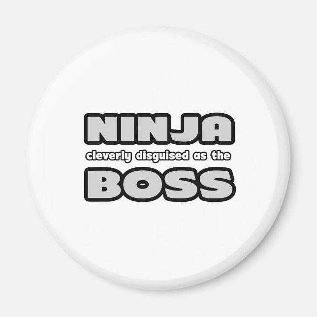Imã Ninja Claramente Disfarçada De Chefe (Frente)
