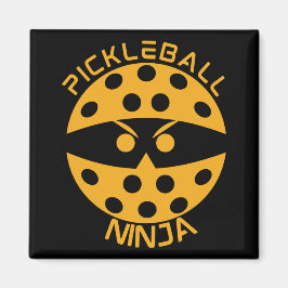 Imã Ninja-de-picleball - laranja