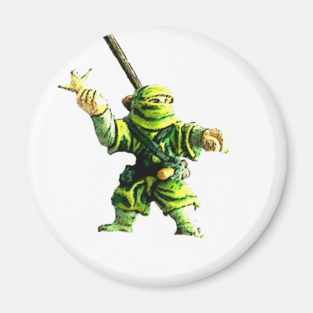 Imã Ninja em verde (Frente)