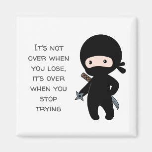 Imã Ninja minúsculo que guardara citações de jogo d