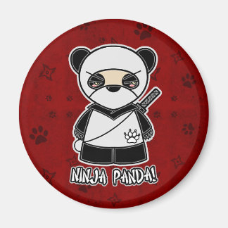 Imã Ninja Panda! Em Red Magnet