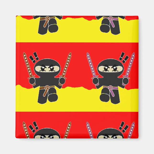 Imã Ninjas irritados (Frente)