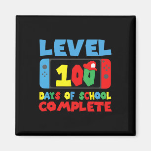 Imã Nível 100 Dias De Escola Completo Gamer Vídeo Jogo