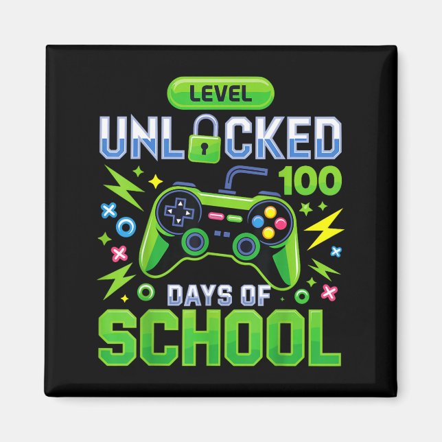 Imã Nível 100 Dias De Escola Desbloqueado Jogo De Víde (Frente)