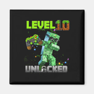 Imã Nível 10 desbloqueado - Birthday Boy Pixel Gamer 1