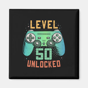 Imã Nível 50 Desbloqueado Presentes de Aniversário de