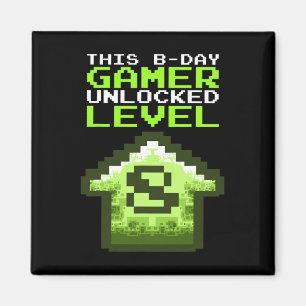Imã Nível 8 Desbloqueado Aniversário Jogo de Vídeo de 
