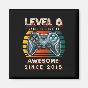 Imã Nível 8 Desbloqueado Jogo de Vídeo 8º Aniversário