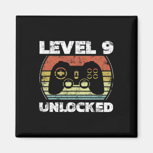 Imã Nível 9 Desbloqueado Camiseta Engraçada de Anivers