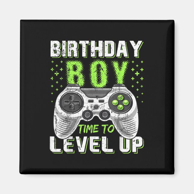 Imã Nível de clique Aniversário Jogo Jovens Jovens Men (Frente)