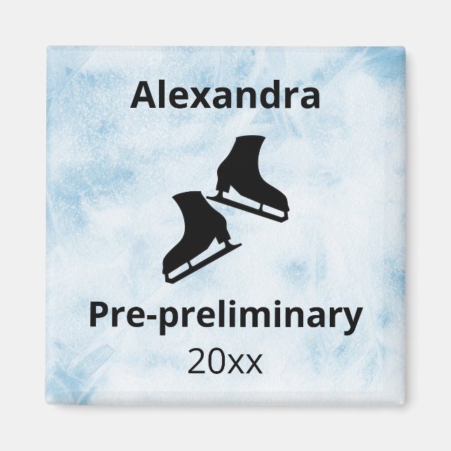 Imã Nível de patinagem no ano de ensaio de gelo azul (Frente)