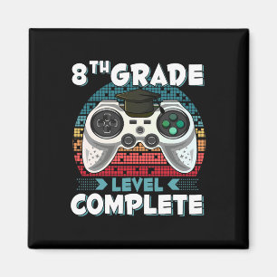Imã Nível de Série Concluído Gamer Formatura da 8ª Sér